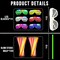 125 Pack Glow in the Dark Party Supplies for Kids Adults,Light Up Party Favors with 25 LED Glow Glasses Sunglasses,100 Glow Sticks Bulk Glow Bracelets for Graduation Wedding 4th of July Pool Fiesta